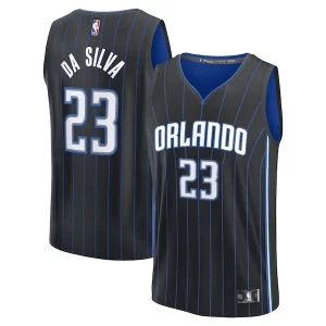 Tristan da Silva Orlando Magic Youth 2024 NBA Draft Fast Break Player Jersey Icon Edition Black Moderne