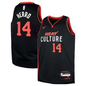 Tyler Herro Miami Heat Nike Youth Collectible Swingman Replica Jersey City Edition Black