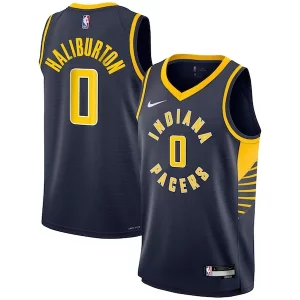 Tyrese Haliburton Indiana Vibrant Pacers Nike Youth Swingman Jersey Icon Edition Navy