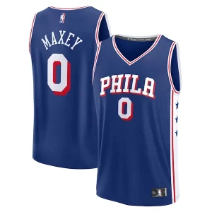 Tyrese Maxey Philadelphia 76ers Authentique Fast Break Replica Player Jersey Icon Edition Royal