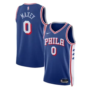 Tyrese Maxey Philadelphia 76ers Nike Unisex Notable Swingman Jersey Icon Edition Royal
