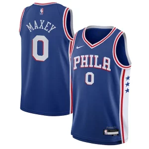 Tyrese Maxey Philadelphia Dashing 76ers Nike Youth Swingman Jersey Icon Edition Royal