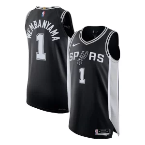 Victor Wembanyama San Antonio Spurs Nike Authentic Jersey Icon Edition Black Prime