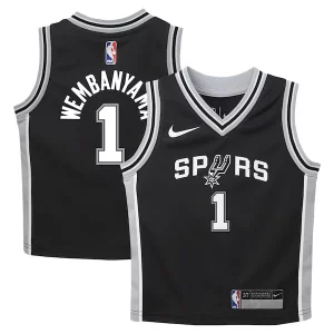 Victor Wembanyama San Antonio Spurs Exquisite Nike Toddler Swingman Player Jersey Icon Edition Black