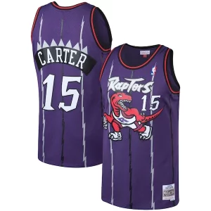 Vince Carter Toronto Raptors 1998/99 Big Élégant & Tall Hardwood Classics Swingman Jersey Purple/White