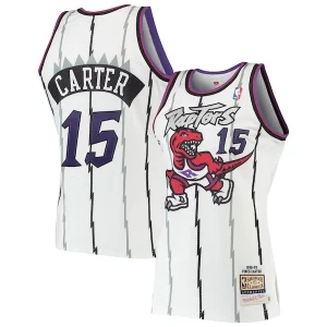 Vince Carter Toronto Incontournable Raptors 1998/99 Hardwood Classics Authentic Jersey White