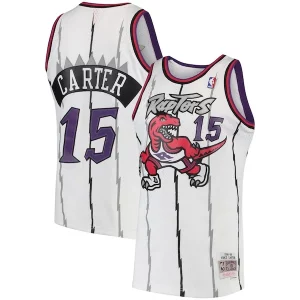 Vince Dashing Carter Toronto Raptors 1998/99 Hardwood Classics Swingman Jersey White/Purple