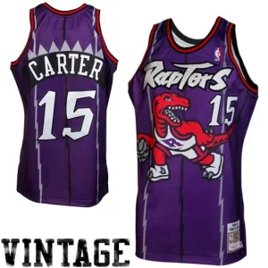Vince Carter Toronto Raptors 1998/99 Personalisable Throwback Authentic Jersey Purple