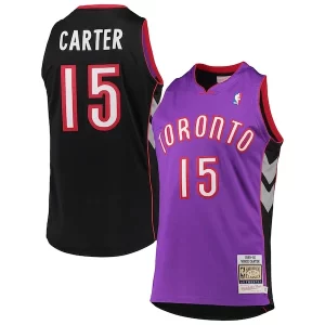 Vince Authentique Carter Toronto Raptors 1999/2000 Hardwood Classics Authentic Jersey Purple
