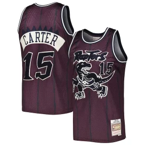 Vince Carter Toronto Collectible Raptors Hardwood Classics Off Court Swingman Jersey Purple