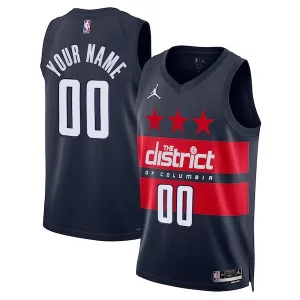 Washington Wizards Jordan Premium Brand Unisex 2024/25 Custom Swingman Jersey Statement Edition Navy