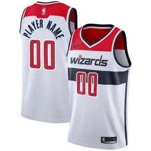 Washington Wizards Nike Moderne 2020/21 Swingman Custom Jersey Association Edition White