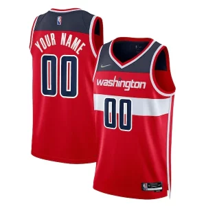 Washington Wizards Nike 2021/22 Diamond Swingman Custom Jersey Tendance Icon Edition Red