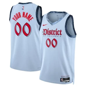 Washington Wizards Nike Unisex 2024/25 Custom Swingman Jersey City Edition Incontournable Powder Blue