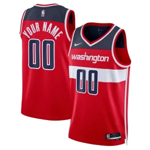 Washington Wizards Nike Unisex Swingman Custom Distingué Jersey Red Icon Edition