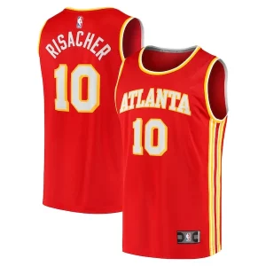 Zaccharie Risacher Magnifique Atlanta Hawks Youth 2024 NBA Draft Fast Break Player Jersey Icon Edition Red