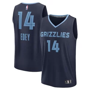 Zach Edey Memphis Grizzlies 2024 NBA Draft Fast Dashing Break Player Jersey Icon Edition Navy