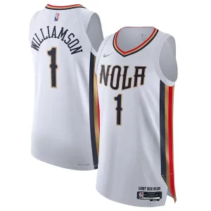 Zion Williamson New Orleans Pelicans Premium Nike 2021/22 Swingman Jersey City Edition White