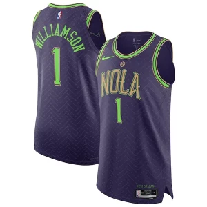 Zion Williamson New Orleans Pelicans Dashing Nike 2024/25 Authentic Player Jersey City Edition Purple