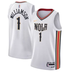 Zion Collectible Williamson New Orleans Pelicans Nike Youth Swingman Jersey City Edition White