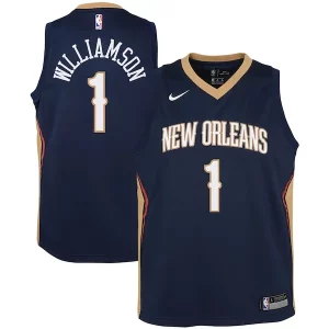 Zion Williamson New Orleans Pelicans Nike Youth Moderne Swingman Jersey Icon Edition Navy/White