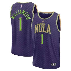 Zion Williamson New Orleans Pelicans 2024/25 Fast Classique Break Player Jersey City Edition Purple